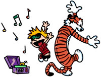 Calvin & Hobbes redraw by @rubentattoos