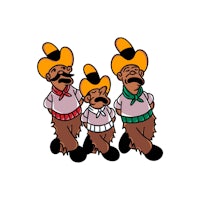 three mexican men wearing hats and hats